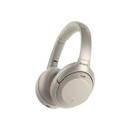 Casque réducteur de bruit sans fil avec micro Sony MDR 1000X - Beige