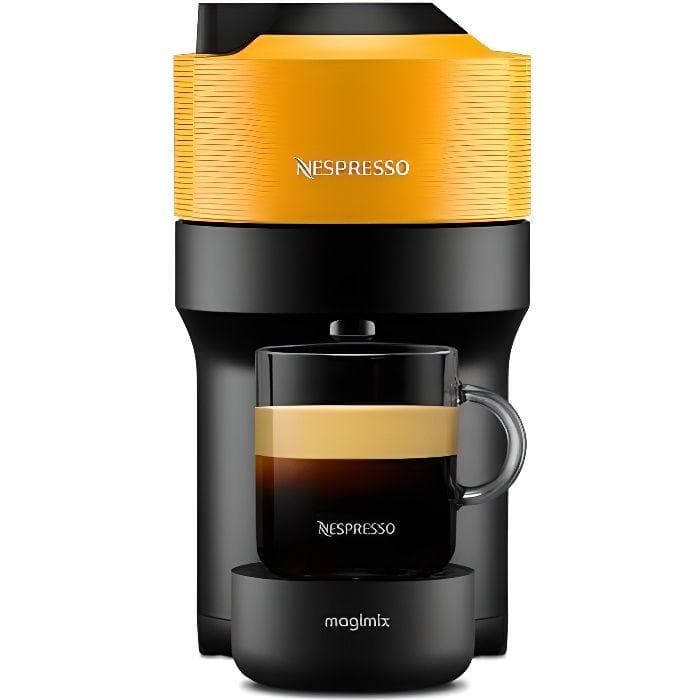 Expresso à capsules Compatible Nespresso Magimix Nespresso Vertuo Pop 11729 1,0000L - Noir/Jaune