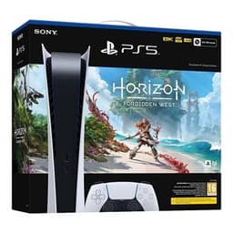 PlayStation 5 Digital 825GB - Blanc + Horizon Forbidden West