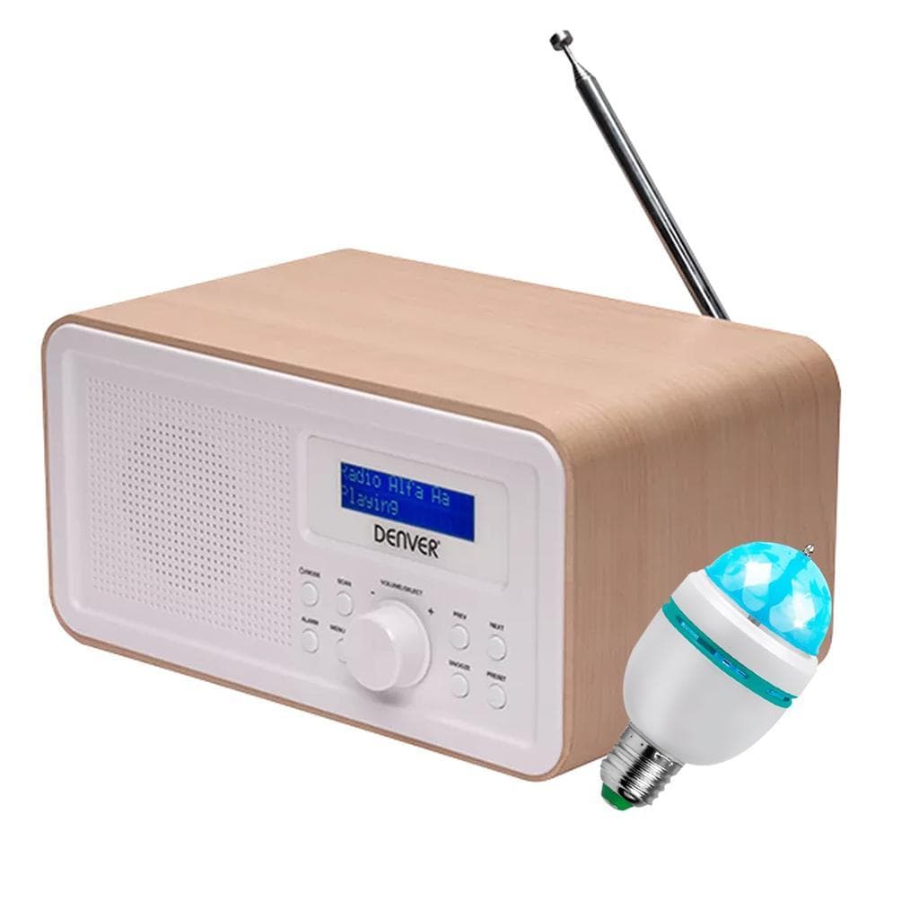 Radio Denver DAB-30LIGHTWOOD alarm