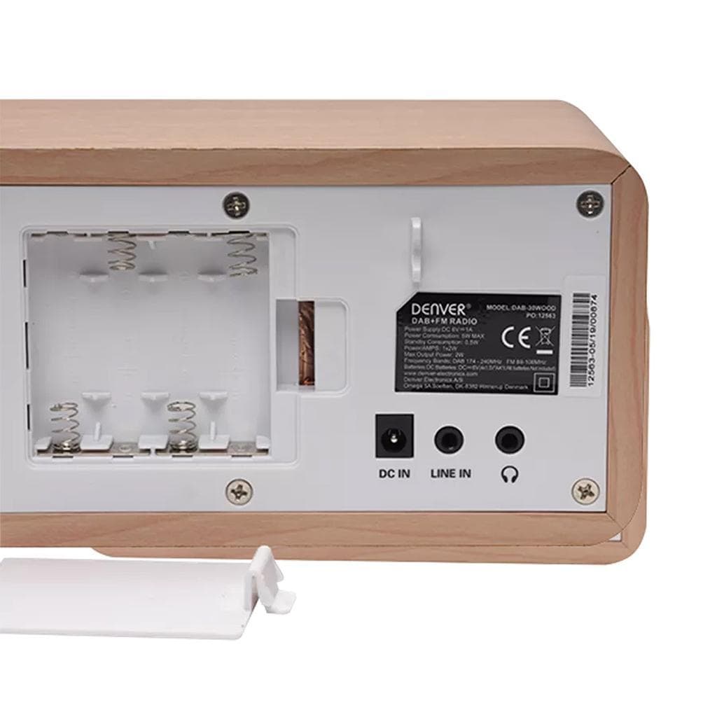 Radio Denver DAB-30LIGHTWOOD alarm