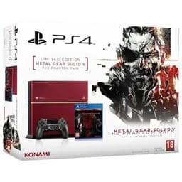 PlayStation 4 500GB - Rouge - Edition limitée Metal Gear Solid V + Metal Gear Solid V: The Phantom Pain