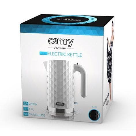Camry CR 1269W Blanc 1,7000L - Bouilloire électrique