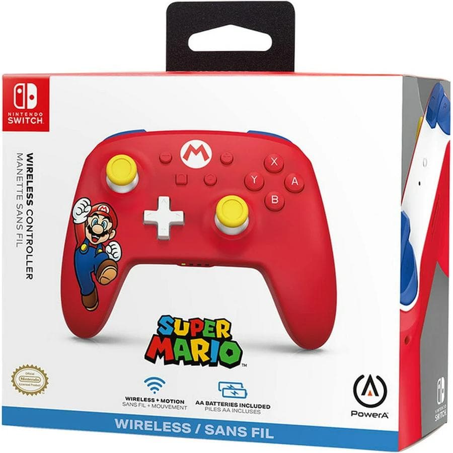 Manette Nintendo Switch Powera Super Mario