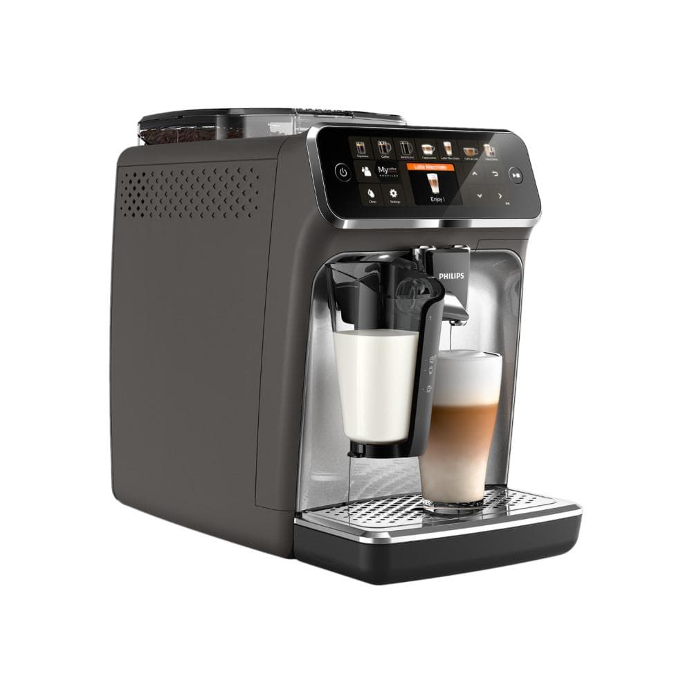 Cafetière avec broyeur Philips LatteGo EP5446/70 L - Noir