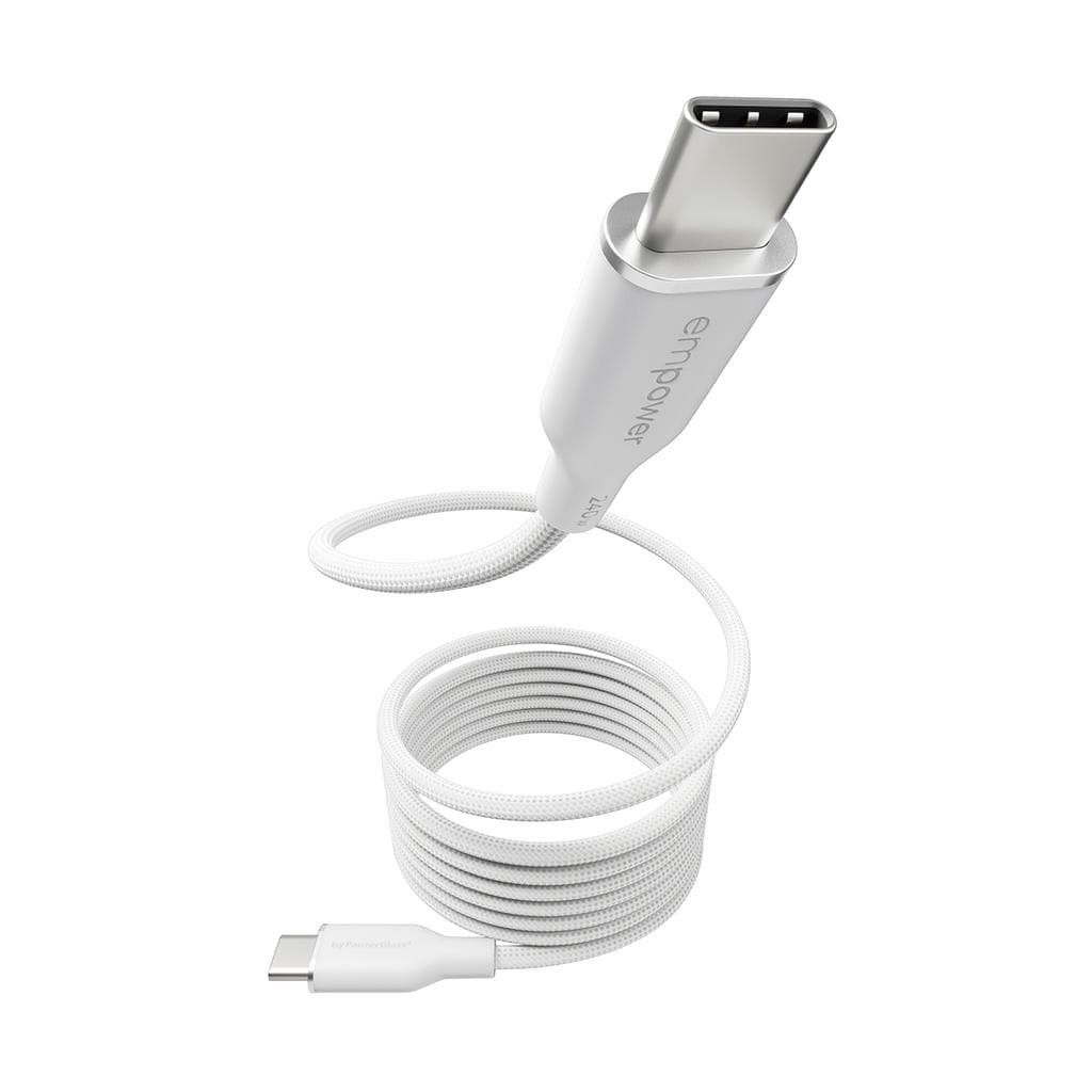 Câble Empower By Panzerglass Magnetic 240W USB-C to USB-C 1.5m