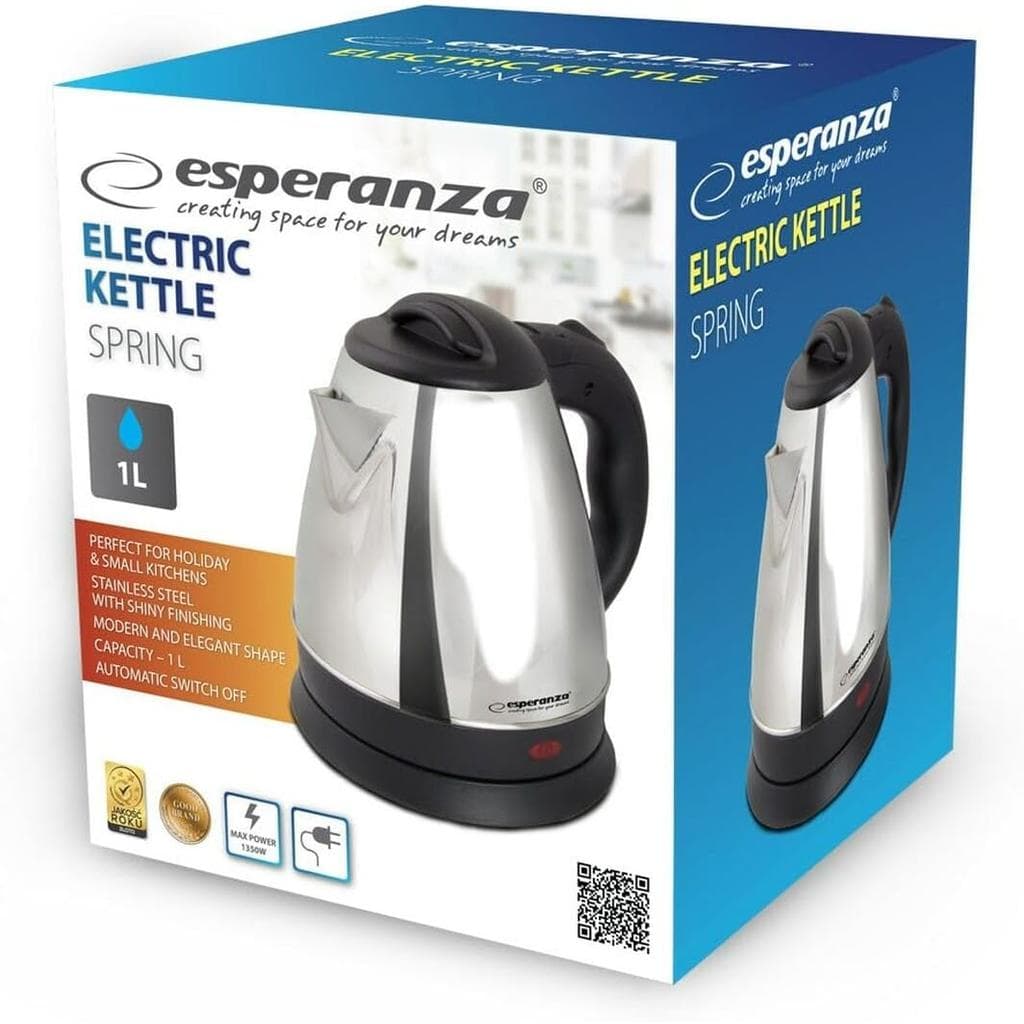 Esperanza ekk116x Argent 1,0000L - Bouilloire électrique