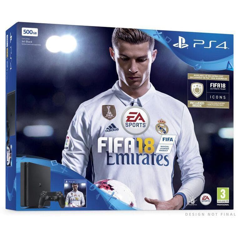 PlayStation 4 Slim 500GB - Noir + FIFA 18