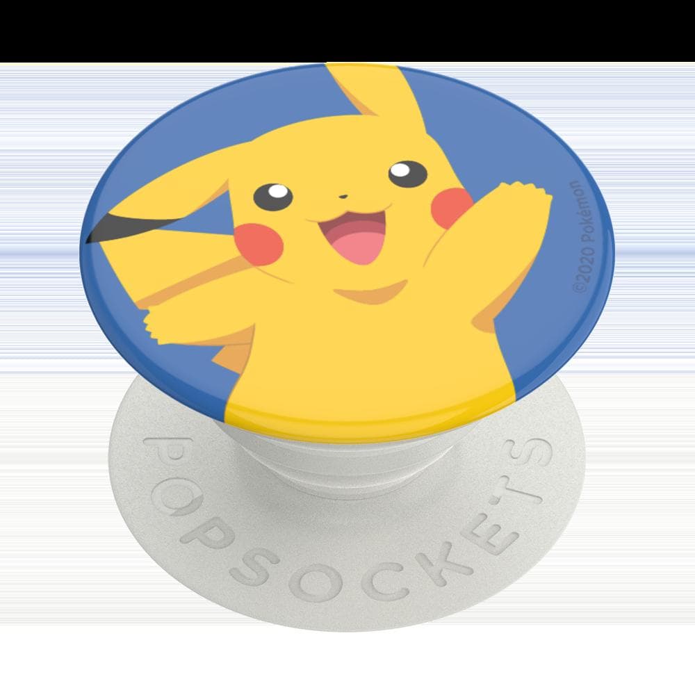 Stabilisateur Support PopGrip Adhésif Stand et Selfie Pikachu Knocked Blanc Popsockets