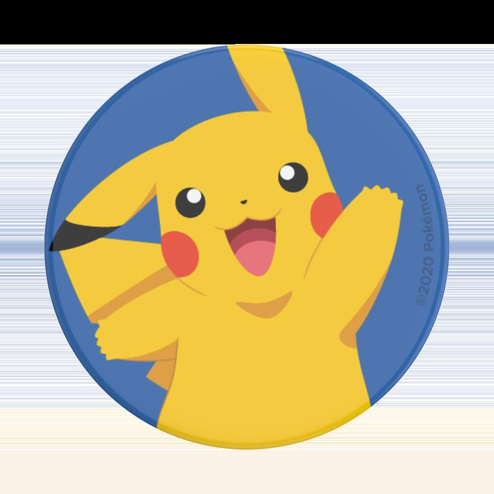 Stabilisateur Support PopGrip Adhésif Stand et Selfie Pikachu Knocked Blanc Popsockets