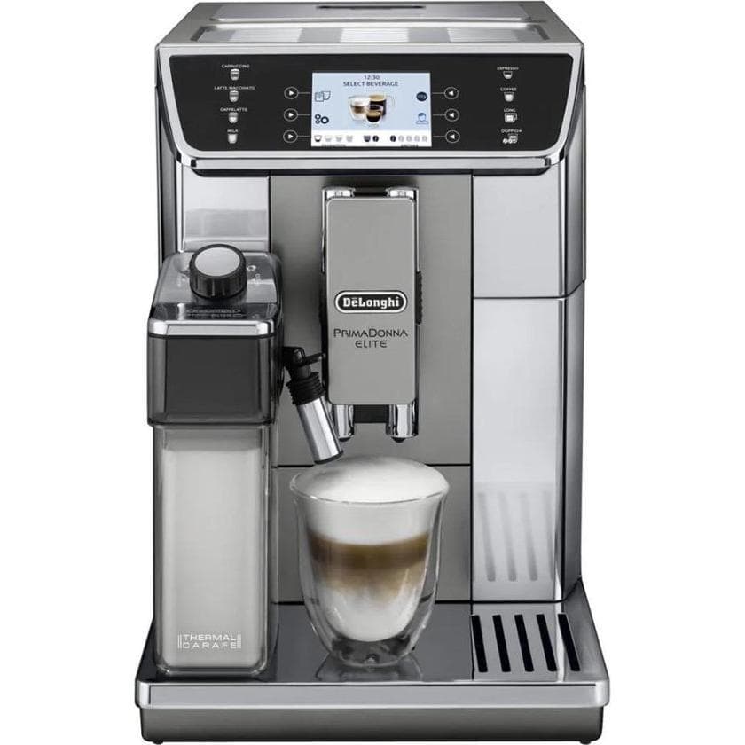 Cafetière avec broyeur Sans capsules Delonghi PrimaDonna Elite ECAM650.55.MS 2,0000L - Gris