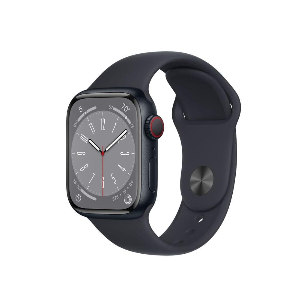 Apple Watch Series 8 (2022) GPS + Cellular 45 mm - Aluminium Minuit - Bracelet sport Midnight