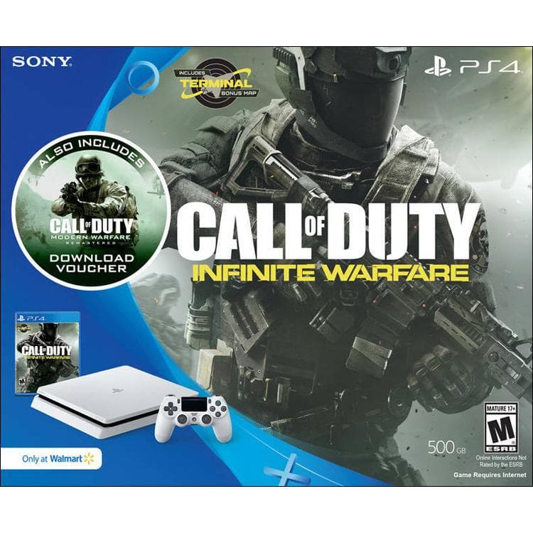 PlayStation 4 Slim 500Go - Blanc + Call of Duty: Infinite Warfare Bundle