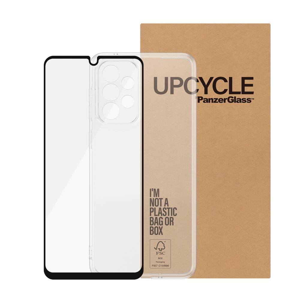 Coque Galaxy A33 5G et écran de protection - Silicone - Transparent