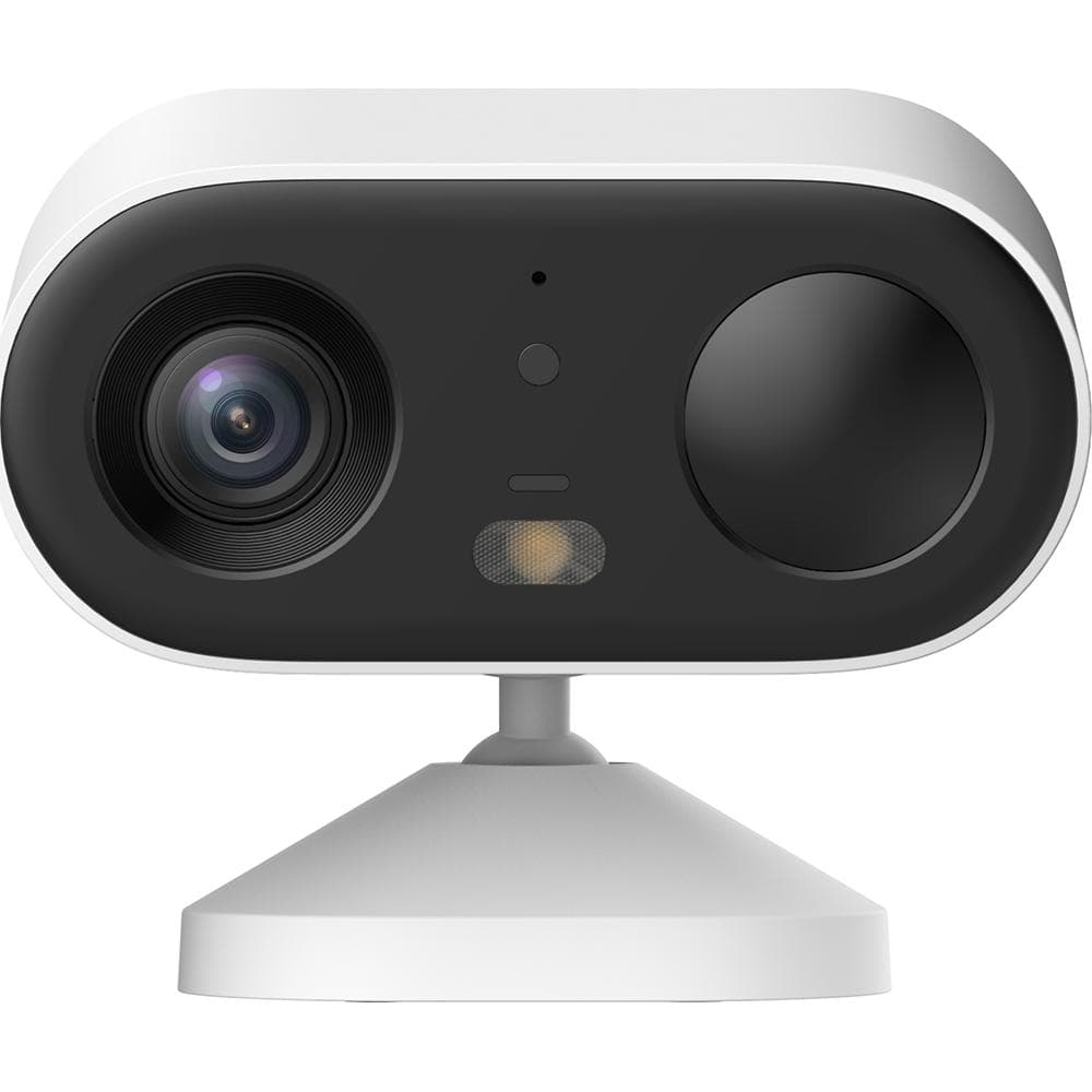 Enceinte Bluetooth Caméra connectée Cell Go Full Color 3MP 2K avec panneau solaire Extérieure Blanche IMOU - Blanche