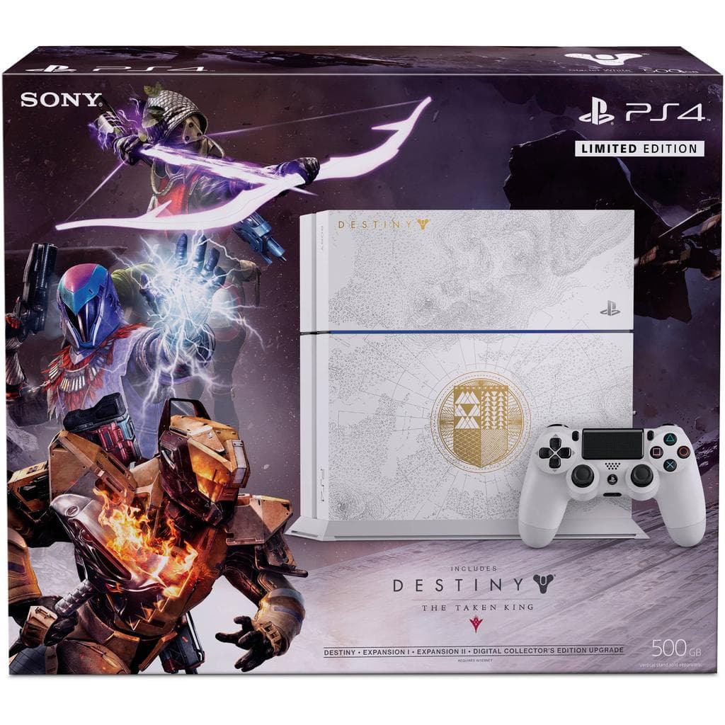 PlayStation 4 500Go - Blanc - Edition limitée Destiny 2 +