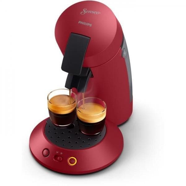Cafetière expresso combiné Compatible Nespresso Philips Senseo Original Plus CSA210/91 L - Rouge