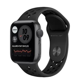 Apple Watch Series SE 1 (2020) GPS 40 mm - Aluminium Gris sidéral - Bracelet sport Nike Noir