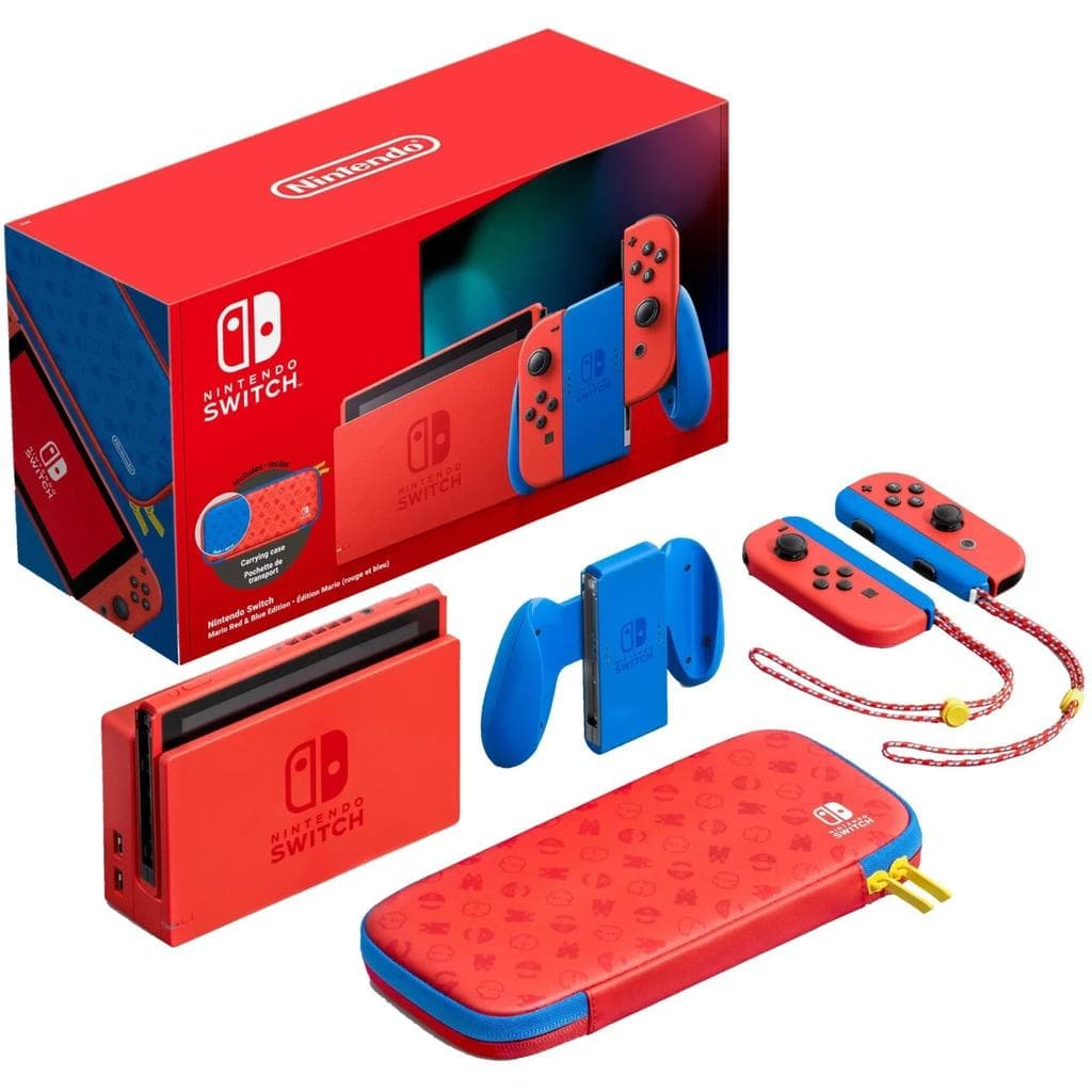 Switch 32GB - Rouge - Edition limitée Edition Mario