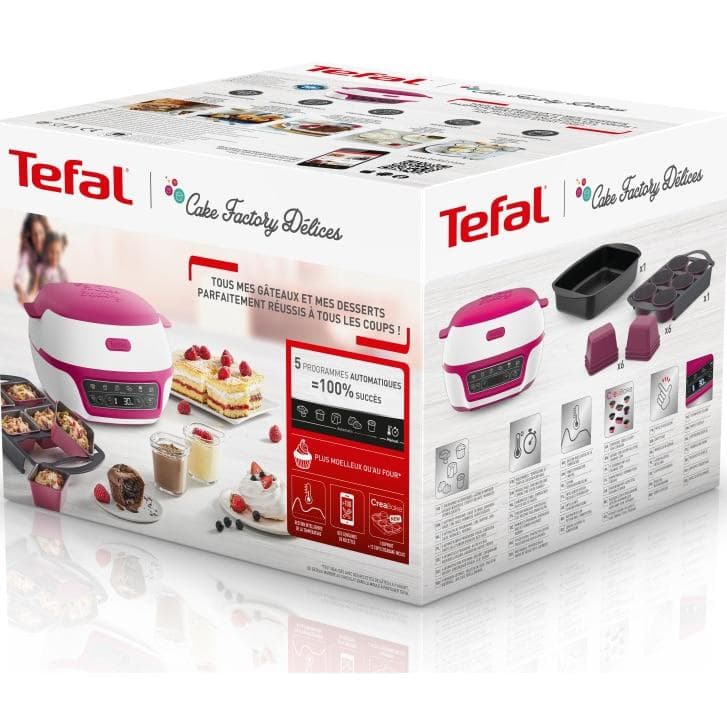 Robot patissier Tefal CAKE FACTORY CREA BAKE L Blanc