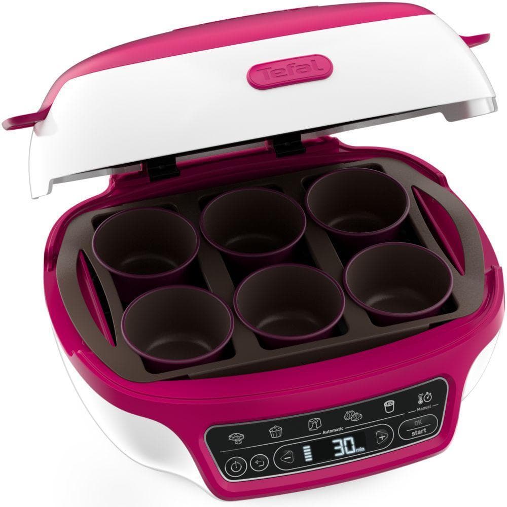 Robot cuiseur Tefal KD810112 L -Rose/Blanc