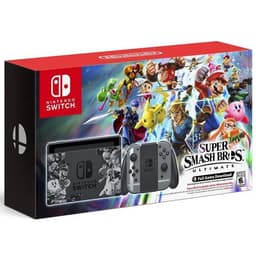 Switch 32Go - Gris - Edition limitée Super Smash Bros Ultimate + Super Smash Bros Ultimate