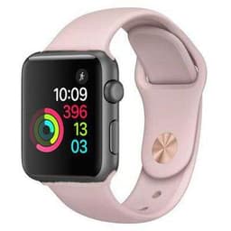Apple Watch (Series 3) 2017 GPS 42 mm - Aluminium Gris sidéral - Rose