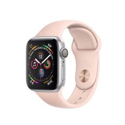 Apple Watch (Series 4) 2018 GPS 44 mm - Aluminium Argent - Rose