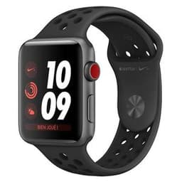 Apple Watch (Series 3) 2017 GPS + Cellular 42 mm - Aluminium Gris sidéral - Noir