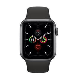 Apple Watch Series 5 (2019) GPS 44 mm - Aluminium Gris sidéral - Bracelet sport Noir