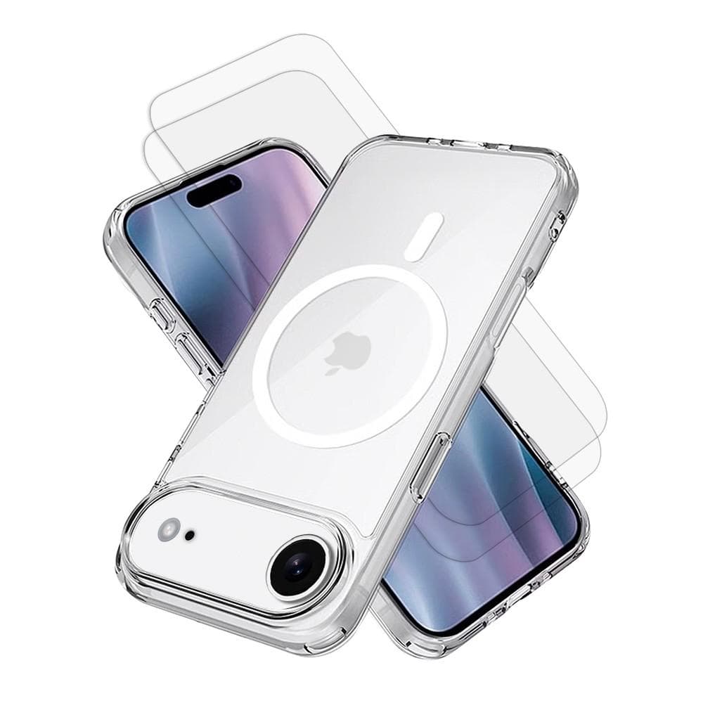 Coque iPhone Air et 2 écrans de protection - TPU - Transparent
