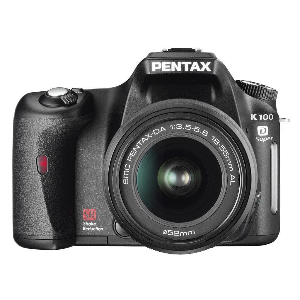 Reflex - Pentax K100D - Noir + objectif Pentax DA 18-55mm f/3.5-5.6 AL
