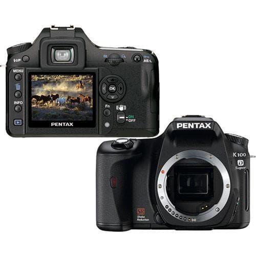 Reflex - Pentax K100D - Noir + objectif Pentax DA 18-55mm f/3.5-5.6 AL