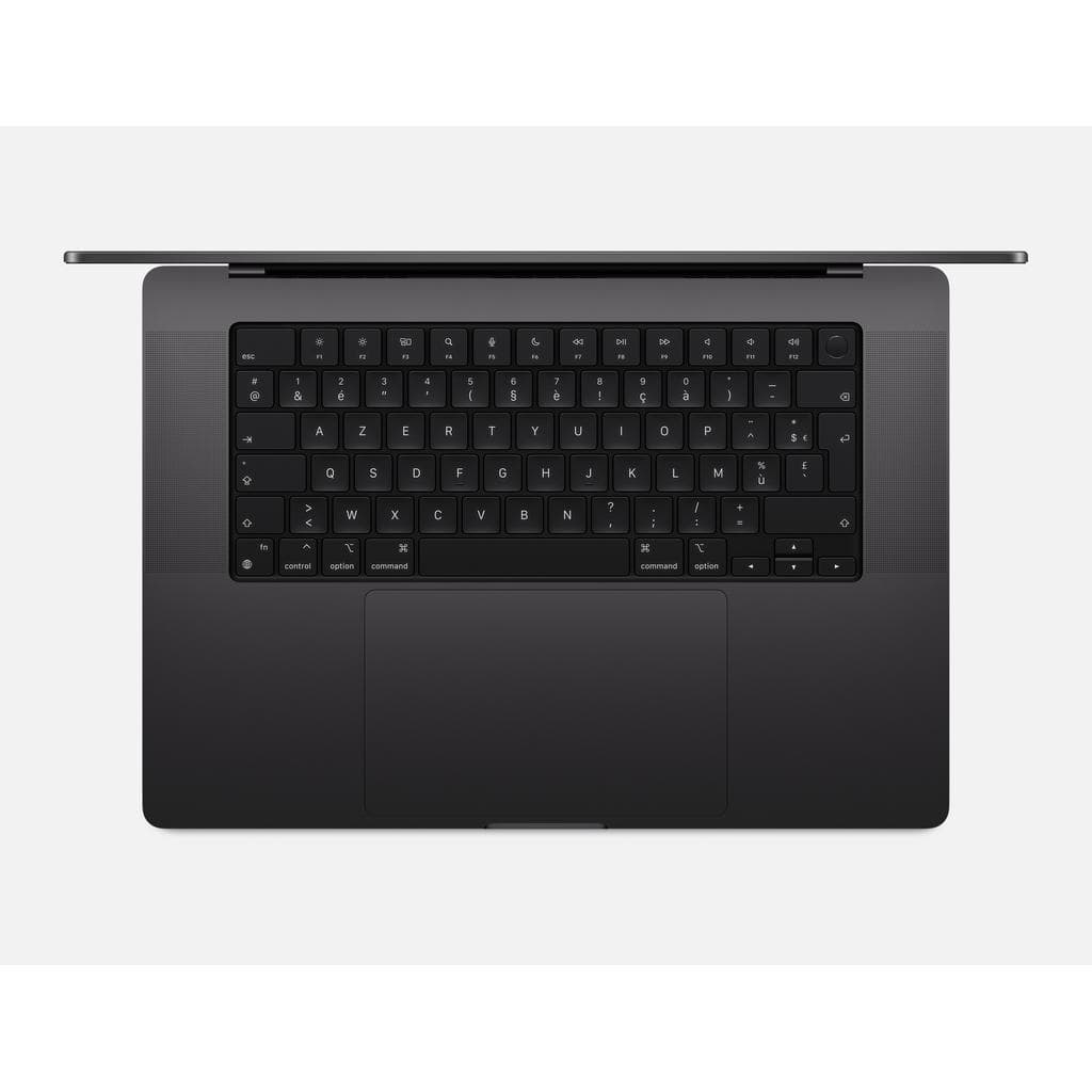 MacBook Pro 16" (2024) - Apple M4 Pro avec CPU 14 cœurs et GPU 20 cœurs - 24Go RAM - SSD 512Go - Écran standard - AZERTY - Français