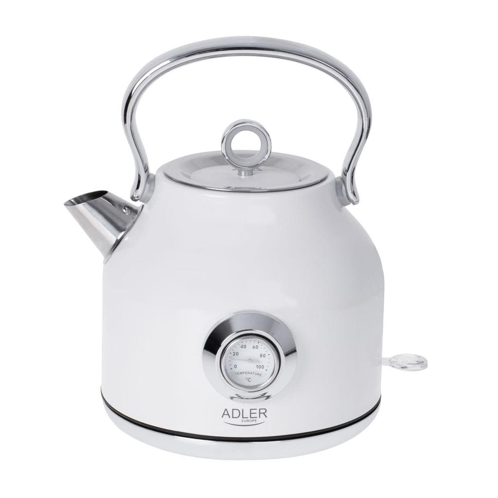 Adler AD 1346 Bouilloire électrique blanc avec thermomètre 1,7L STRIX Blanc L - Bouilloire électrique