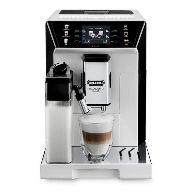 Cafetière avec broyeur Sans capsules De'Longhi PrimaDonna Class ‎ECAM550.65.W 2,0000L - Blanc