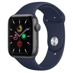 Apple Watch Series 4 (2018) GPS 44 mm - Aluminium Gris sidéral - Bracelet sport Bleu