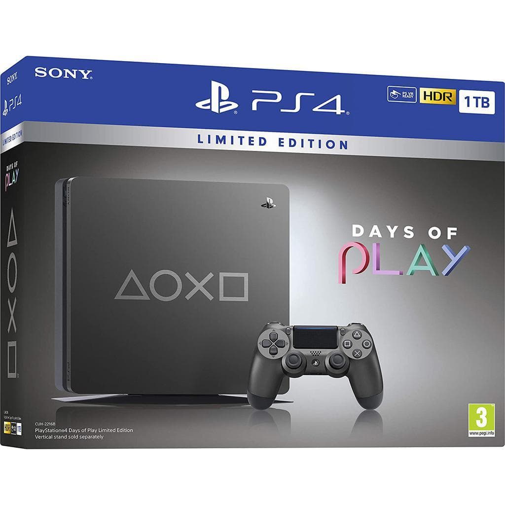 PlayStation 4 Slim 1000GB - Gris - Edition limitée Days of Play