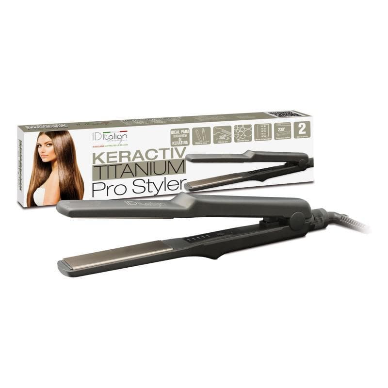 Lisseur Italian Design Keractiv Titanium Pro Styler - Noir