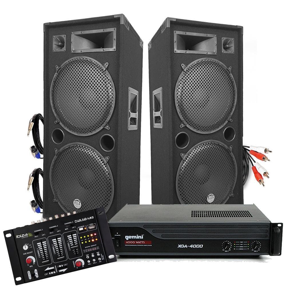 Enceintes sono Gemini BM SONIC 3000W