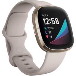 Montre Fitbit Cardio GPS Sense GPS - Blanc