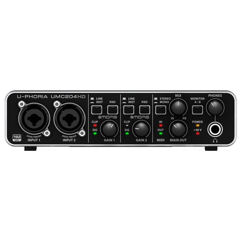Accessoires audio Behringer U-Phoria UMC204HD