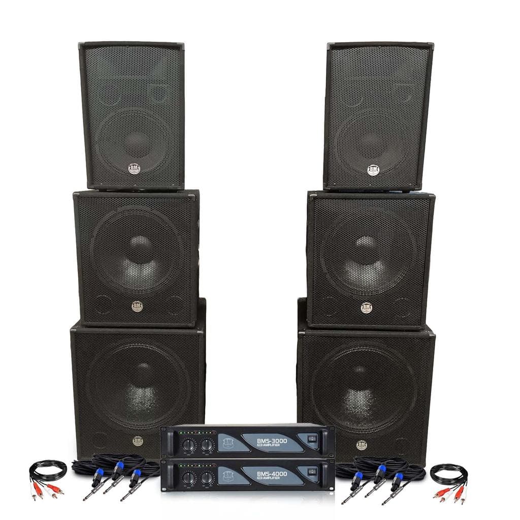 Enceintes sono Bm Sonic Pack SONO DJ Système