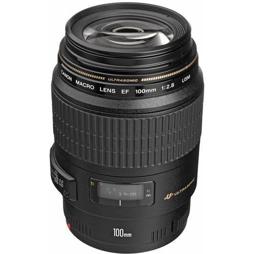 Objectif Canon EF 100mm f/2.8 Macro USM EF 100mm f/2.8