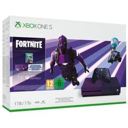 Xbox One S 1000GB - Mauve - Edition limitée Fortnite Battle Royale + Fortnite Battle Royale.