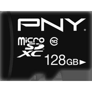 Clé USB Carte Mémoire MicroSD Performance Plus 128GB Class 10 - 50 MB/S PNY