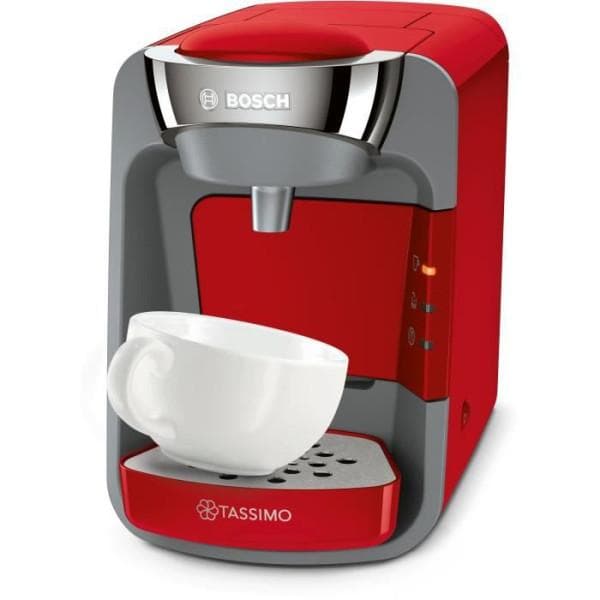 Cafetière expresso combiné Compatible Tassimo Bosch Tassimo Suny TAS32 1,0000L - Rouge