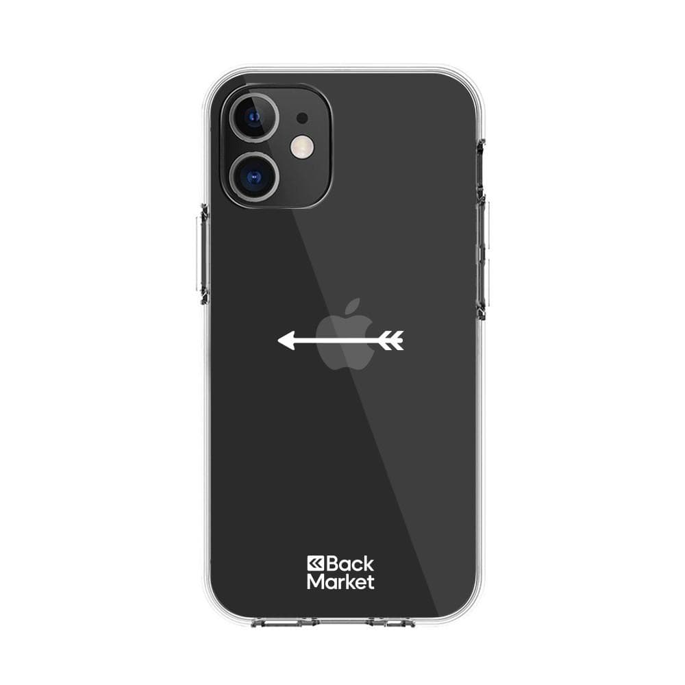 Coque Back Market iPhone 11 et écran de protection - Plastique 60% recyclé - Transparent