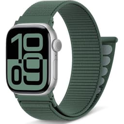 Apple Watch Series 10 (2024) GPS 46 mm - Aluminium Argent - Boucle sport Vert