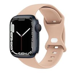 Apple Watch Series 7 (2021) GPS + Cellular 41 mm - Aluminium Minuit - Bracelet sport Lumière stellaire